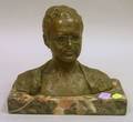 R Zacchetti Bronze Bust of a Man