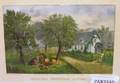 Lot of Four Framed Currier  Ives Prints