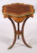 Louis XVXVI Style Kingwood and Tulipwood Gueridon