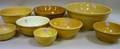 Eight Assorted Yellowware Bowls
