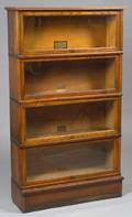 GlobeWernicke Oak FourStack Barrister Bookcase