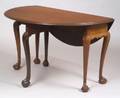 Chippendale Carved Walnut Dropleaf Table