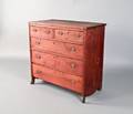 Maryland Federal walnut chest of drawers