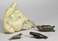 Four Inuit Soapstone Carvings