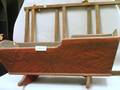 Wooden FourPart Folding Drying Rack a Wooden TwoPart Quilt Rack and a Grain Painted Wooden Open Rocking Cradle
