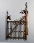 Wrought iron garden gate