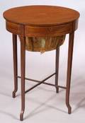 Regency Inlaid Mahogany Work Table