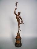 Bronze statue of Mercury