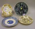 Eight Pieces of English and Continental Ceramic Plates