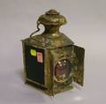 Small Gilt Tin Ship Lantern