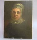 Unframed Oil on Board Portrait of a Woman