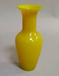 Yellow Peking Glass Vase
