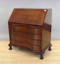 Chippendale style slant front desk