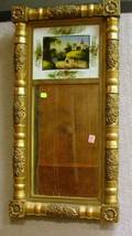 Empire Giltwood Split Baluster Mirror with ReversePainted Glass Tablet