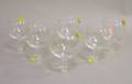 Six Tiffany  Co Colorless Glass Water Goblets
