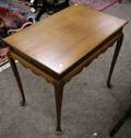 Queen Anne Style Walnut Tea Table