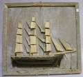 Carved and Painted Wooden Ship Chandlers Trade Sign