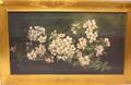 Framed Oil on Canvas Still Life of Apple Blossoms