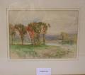 Lot of Three Framed Watercolor Landscapes