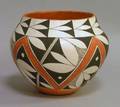 Native American Acoma Pueblo Sky City Paint Decorated Pottery Jar