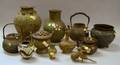 Eleven Asian Metalware Items