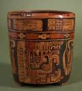 PreColumbian Polychrome Cylinder