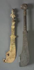 Two African Bronze Knives