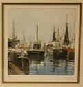 Framed Print of a Wharf