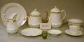Approximately Fiftyseven Piece Assembled Gilt Banded Porcelain Partial Dinner Service