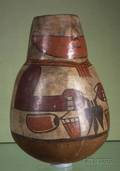 PreColumbian Polychrome Pottery Vessel