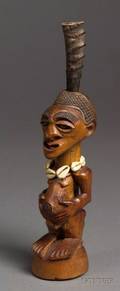 African Carved Wood Figure