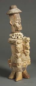 African Carved Wood Figure