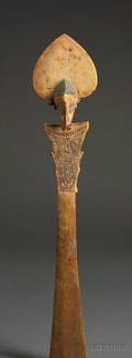 Solomon Islands Carved Wood Paddle