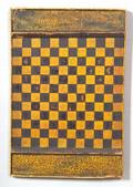 Painted Wooden DoubleSided Checkerboard