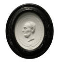 Victorian plaster plaque of Abraham Lincoln