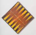 Small Painted Doublesided BackgammonCheckers Game Board