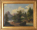 Continental oil on canvas landscape