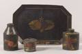 Four Painted Tinware Items