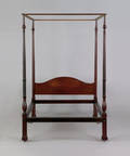 Chippendale mahogany tall post bed ca 1770