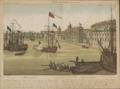 Balth Frederic Leizelt engraver Augsburg Late 18th Century Vue de Philadelphie