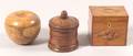 Three Wooden Tea Caddies
