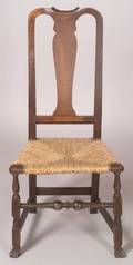 Queen Anne Cherry Grainpainted Side Chair