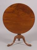 Chippendale Mahogany Carved Tilttop Tea Table