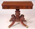 Classical Carved Mahogany Games Table