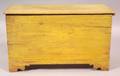 Yellow Painted Sixboard Chest