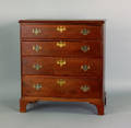 Pennsylvania Chippendale figured walnut chest of drawers ca 1780