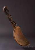 Large Northwest Coast Carved and Painted Wood Feast Ladle