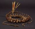 Northwest Coast Shamans Bear Claw and Hide Crown