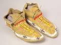 Central Plains Beaded and Quilled Hide Mans Moccasins