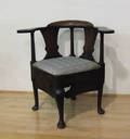 Queen Anne mahogany corner chair ca 1760
